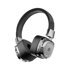 Porodo Soundtec Vintage Wireless ENC Headphone- Silver