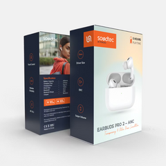 Porodo Earbuds Pro 2 -ANC Transparency & Active Noise Cancellation white