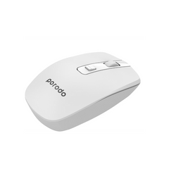 Porodo 2.4G Wireless and Bluetooth
Rechargeable Moue DPI 1600 - White
