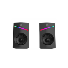 Porodo Gaming Stereo Speakers Volume Knob Control- Black