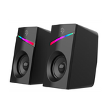 Porodo Gaming Stereo Speakers Volume Knob Control- Black