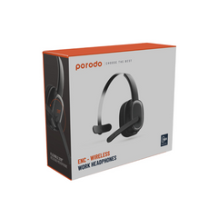 Porodo ENC Wireless Work Headphone- Black