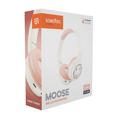 Porodo Moose Wireless Kids Headphone - Pink