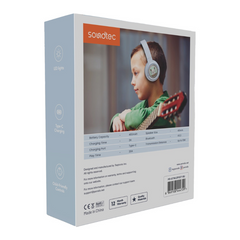 Porodo Soundtec Moose Wireless Kids Headphone - Blue