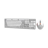 Porodo Gaming 2.4G and BT Keboard with Mouse DPI 1600 - White/A