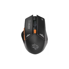 Porodo Gaming 2in1 2.4G Wireless Mouse DPI 1600 - Black