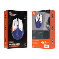 Porodo Gaming 2in1 2.4G Wireless Mouse DPI 1600 - Blue