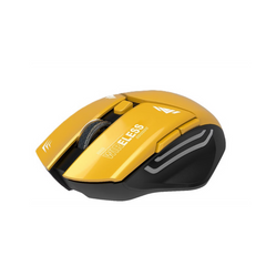 Porodo Gaming 2in1 2.4G Wireless Mouse DPI 1600 - Yellow