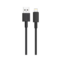 Porodo USB-A to Lightning Durable Charging Cable - Black