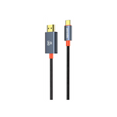 Porodo Woven Cable Type-C to HDMI - Black