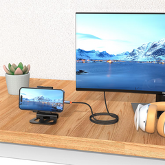 Porodo Woven Cable Type-C to HDMI - Black