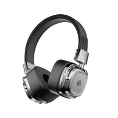 Porodo Soundtec Vintage Wireless ENC Headphone- Black/Silver
