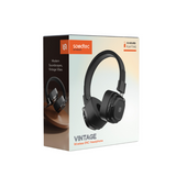 Porodo Soundtec Vintage Wireless ENC Headphone - Black