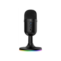 Porodo Gaming Pdx550 Omni-Directional Usb Microphone Stream Conference Podcast-Black