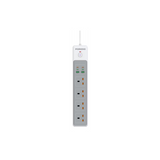 Porodo 4AC 65W 3000W Power Strip-White