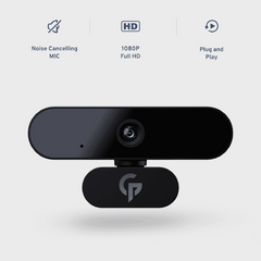 Porodo Gaming High Definition Webcam 1080P - Black