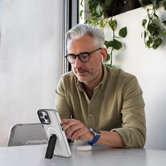 Levelo Morphix Magsafe Grip Case For iphone 16 Pro Max - Black