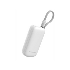 Powerology PD 20W QC 18W PP065 5000mAh power Bank - White
