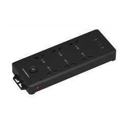 Powerology 6AC 2500W Power Strip - Black
