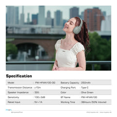 Pawa Space Pro Wireless Headphone - Olive Green