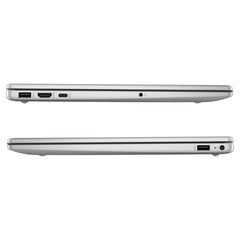HP Laptop 15-fd0274ne 15.6 Inches, Intel Core 5-120u, 8 GB RAM, 512 GB SSD, Windows 11 Home With Original HP Bag & Mouse, Silver-1 Year Warranty