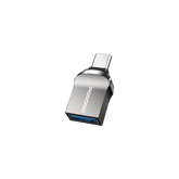 Porodo USB-C OTG Adapter - Zinc Alloy - Black