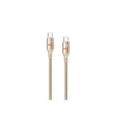 Porodo Usb-C To Usb-C Led Light Cable 1.2M-Gold