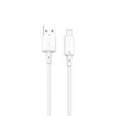 3A USB-A TO Lightning Quick Charging PVC Cable PW122 | White