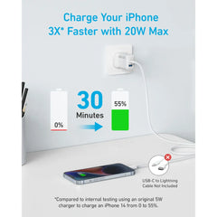 Anker Charger Powerport 20W USB C Gan Charger A2348