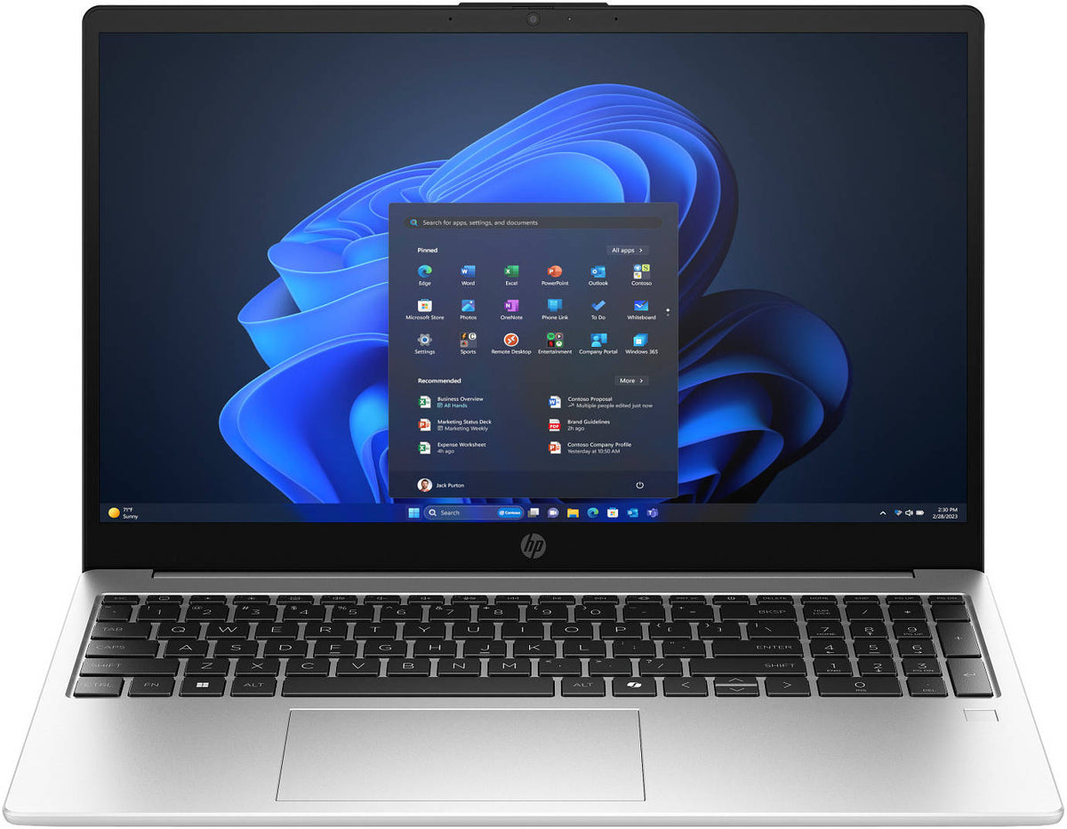 HP 250R G10 Laptop, 15.6″ FHD SVA Display, Intel Core 7-150U, 8 GB RAM, 512 GB SSD, Intel Graphics, Gray – 1 Year Warranty