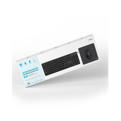 Pawa Keyboard Mouse 3IN1 Wireless Desktop Pack -Black