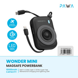 Pawa Wonder Mini Magsafe Powerbank 10000mAh-Black