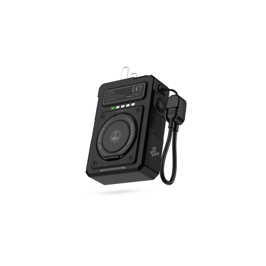 Pawa Hybrid Mag Magsafe Powerbank & Charge 10000mAh 20w-Black