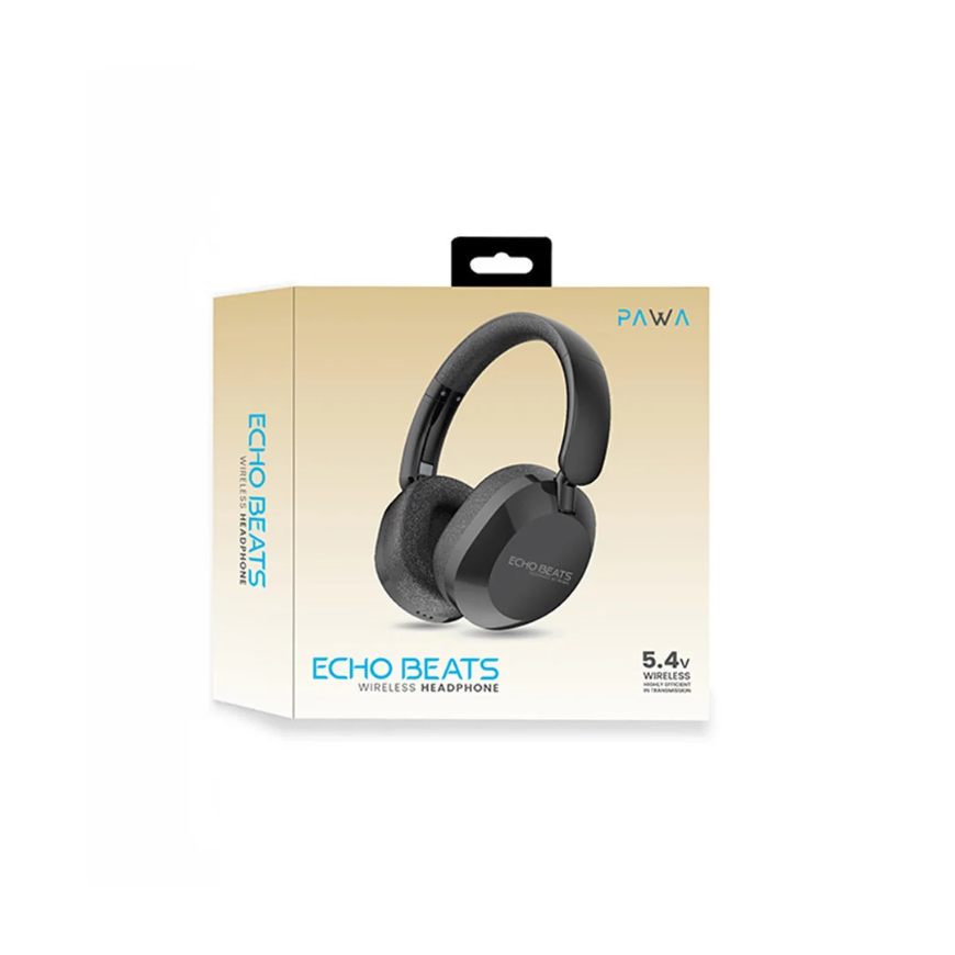 Pawa Echo Beats Wireless Headphone 5.4v-Black