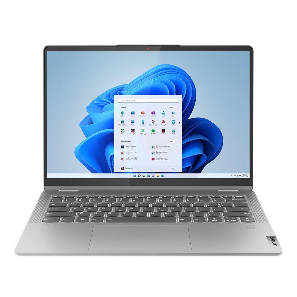 Lenovo IdeaPad Flex 5 2IN1, AMD Ryzen 7-5825U, 16 GB RAM, 512 GB SSD, 2 Gb Graphics, 14”, Windows 11 , Arctic Grey - 1 Year Warranty