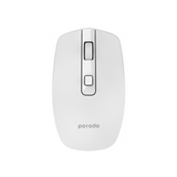 Porodo 2.4G Wireless and Bluetooth
Rechargeable Moue DPI 1600 - White