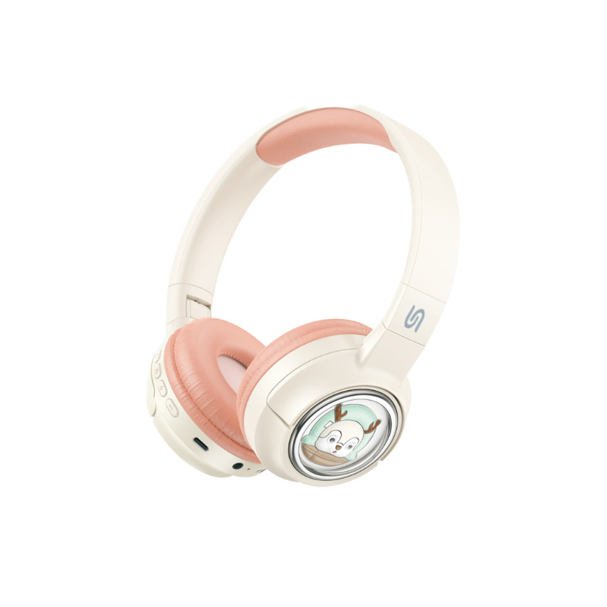 Porodo Moose Wireless Kids Headphone - Pink