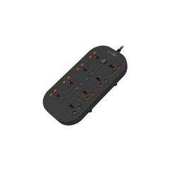 Porodo Blue FWC035 8 AC Power Strip Universal Sockets 3000W 3M 9.8FT