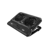 Porodo Gaming Crystal Shell Laptop Cooling Pad - Black