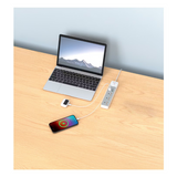 Porodo 4AC 65W 3000W Power Strip-White