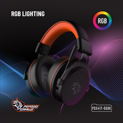 Porodo Gaming 7.1 Surround Gaming Headset Soft Breathable Ear Pads