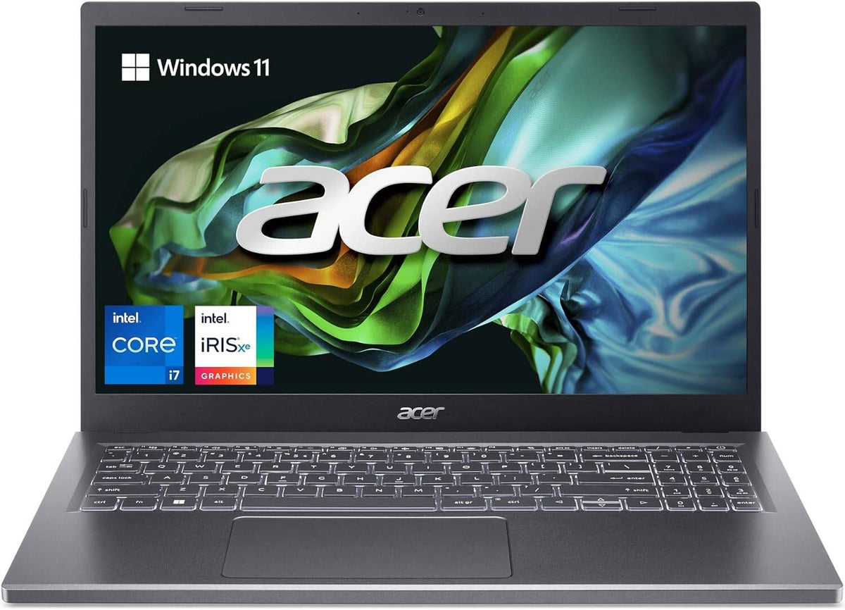Acer Aspire 5 15.6″ Laptop Intel Core i7-1355U (13th Gen) 16GB DDR5 RAM 512GB PCIe SSD Intel Iris Xe Graphics – 1 Year Warranty