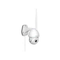 Powerology Advanced Smart Outdoor Waterproof Camera 4Gsim 360%-White