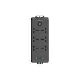 Powerology 6AC 2500W Power Strip - Black