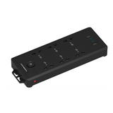 Powerology 6AC 2500W Power Strip - Black