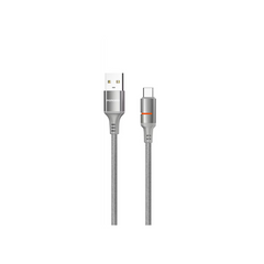 Porodo Usb-A To Usb-C Led Light Cable 1.2M-Grey
