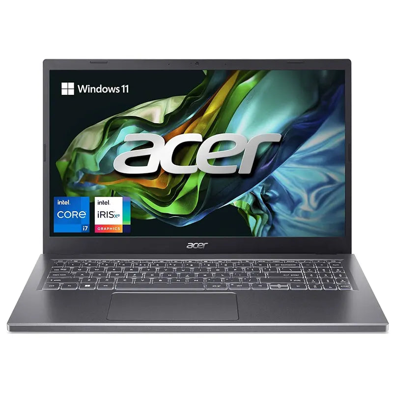 Acer Aspire 5 15.6″ Laptop Intel Core i7-1355U (13th Gen) 16GB DDR5 RAM 512GB PCIe SSD Intel Iris Xe Graphics – 1 Year Warranty