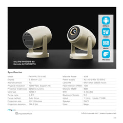 Pawa Mini Comet 720P Android Projector