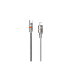 Porodo Usb-C To Lightning Led Light Cable 1.2M-Grey