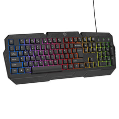 Porodo Gaming 4 in 1 Combo with Keyboard, Headphone, Mouse and Mouse Pad - Black